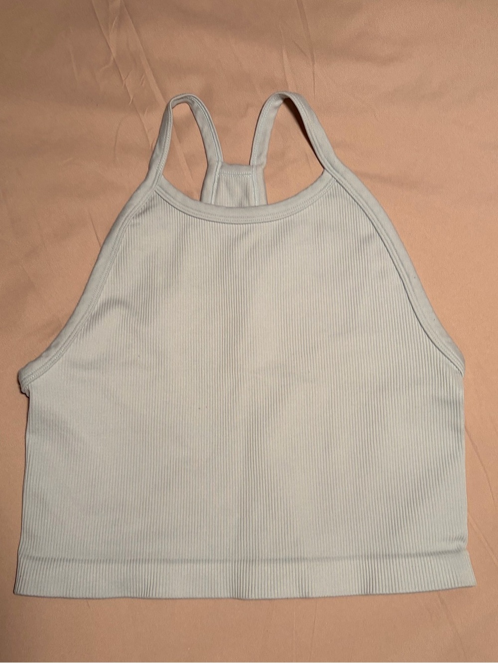 Aritzia BodyGrip™ Halter Tank Pale Blue